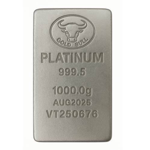 سبيكة بلاتين GOLD BULL عيار 999.5 بوزن 1 كيلوغرام