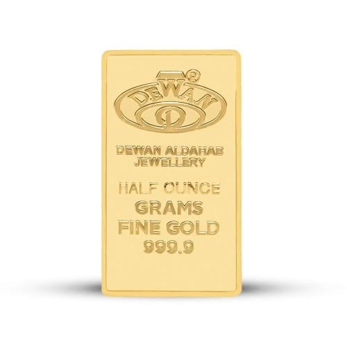 سبيكة ذهب عيار 24 بوزن 15.55 غرام ديوان الذهب