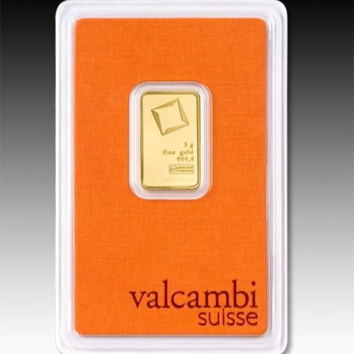 سبيكة ذهب فالكامبي عيار 24 بوزن 5 غرام