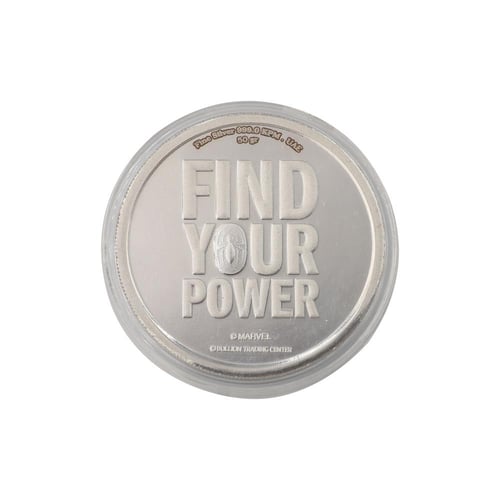 جنيه فضة سبايدر مان عيار 999 بي تي سي بوزن 50 غرام