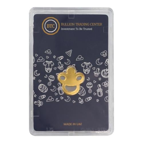 لهاية ذهب بي تي سي عيار 24 بوزن 5 غرام