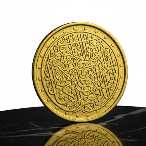 مسكوكة ذهب المسجد الأقصى عيار 24 بوزن 31.1 غرام