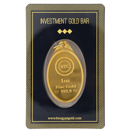 سبيكة بتعليقة ذهب بي تي سي عيار 24 كلمة بحبك بلغات...