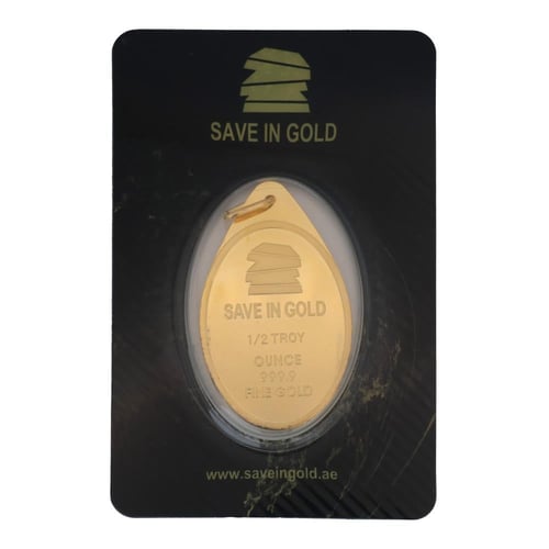 سبيكة ذهب Save in Gold عيار 24 بوزن 15.55 غرام