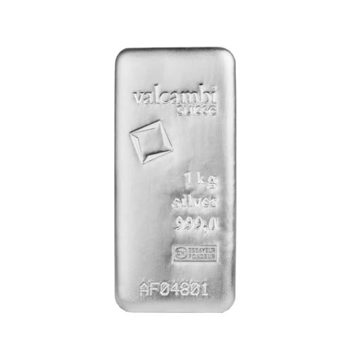 سبيكة فضة فالكامبي بنقاء 999 بوزن 1 كيلوغرام