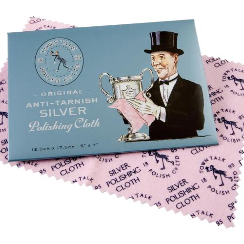 قطعة قماش Town Talk لتلميع الفضة مقاس 12.5×17.5 سم