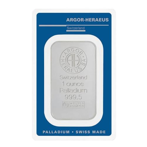 سبيكة بلاديوم آرغور هيروس عيار 999.5 بوزن 31.1 غرا...