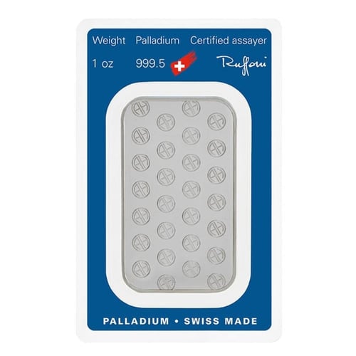 سبيكة بلاديوم آرغور هيروس عيار 999.5 بوزن 31.1 غرا...