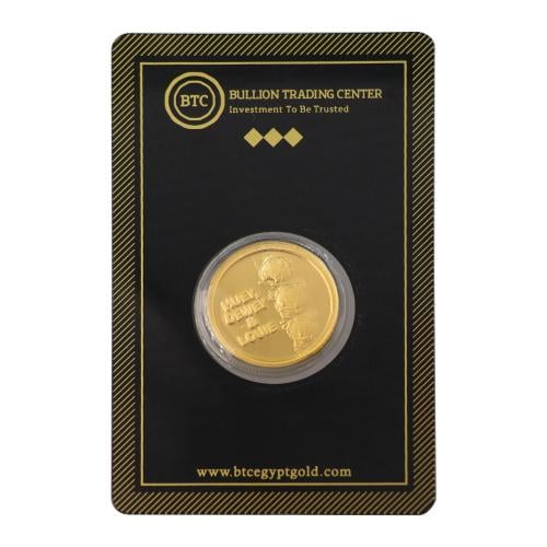 جنيه ذهب كركور وفرفور وزرزور عيار 24 بي تي سي بوزن...