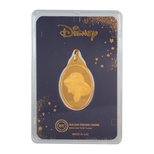 سبيكة بتعليقة الأميرة ياسمين ديزني بي تي سي ذهب عي...