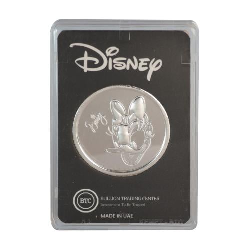 جنيه فضة بطوطة عيار 999 بي تي سي بوزن 50 غرام