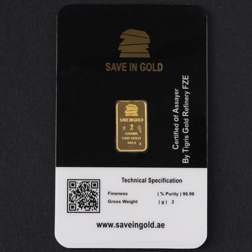 سبيكة ذهب توم وجيري Save in Gold عيار 24 بوزن 2 غر...