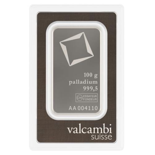 سبيكة بلاديوم فالكامبي عيار 999.5 بوزن 100 غرام