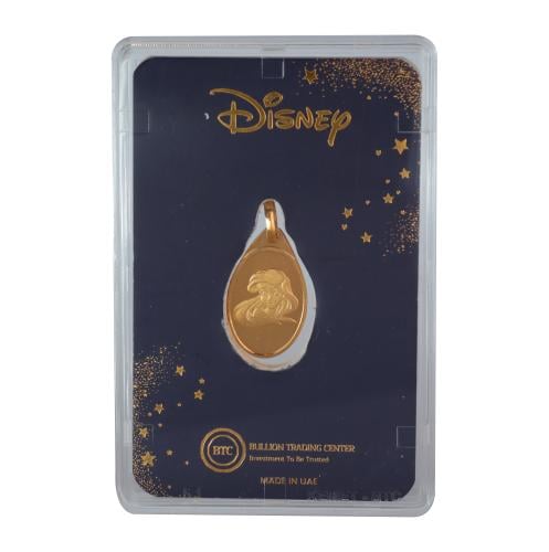 سبيكة بتعليقة حورية البحر ديزني بي تي سي ذهب عيار...