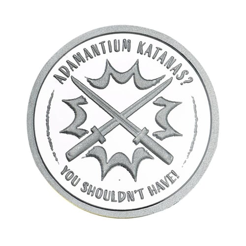 جنيه فضة ديدبول عيار 999 بي تي سي بوزن 50 غرام