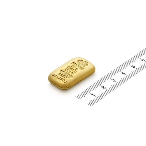 سبيكة ذهب بامب عيار 24 بوزن 50 غرام