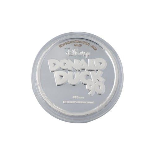 جنيه فضة أنكل سكروج عيار 999 بي تي سي بوزن 50 غرام