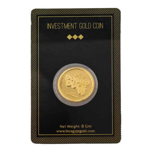 جنيه ذهب كركور وفرفور وزرزور عيار 24 بي تي سي بوزن...