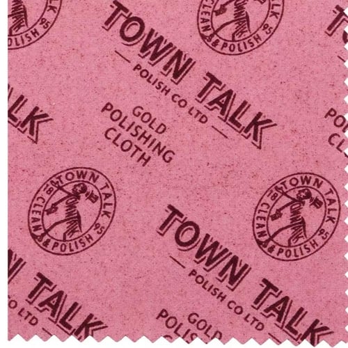 قطعة قماش Town Talk لتلميع الذهب مقاس 12.5×17.5 سم