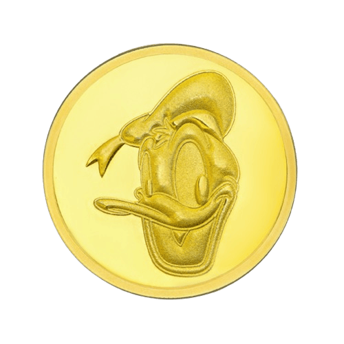 جنيه ذهب بطوط عيار 24 بي تي سي بوزن 4 غرام