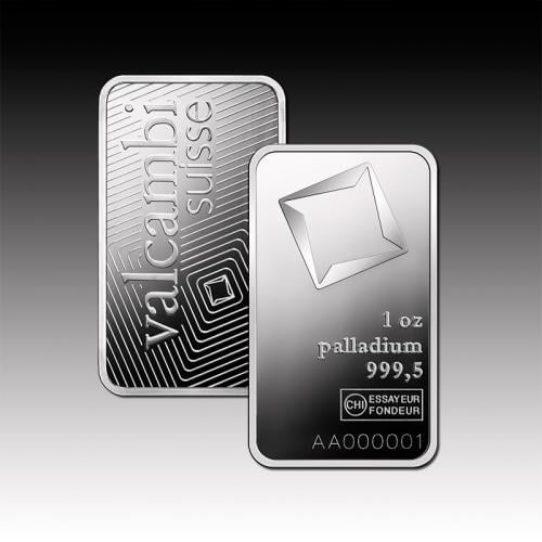 سبيكة بلاديوم فالكامبي عيار 999.5 بوزن 31.1 غرام