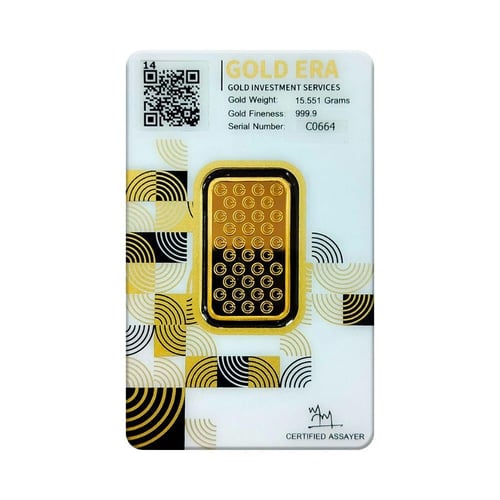 سبيكة Gold era بوزن 15.55 غرام عيار 24