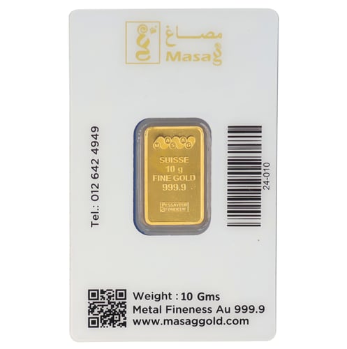 سبيكة ذهب عيار 24 وردة مصاغ بوزن 10 غرام