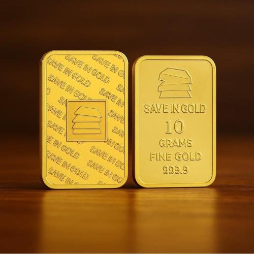 سبيكة ذهب Save in Gold عيار 24 بوزن 10 غرام