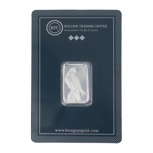 سبيكة فضة بي تي سي بنقاء 999 بوزن 5 غرام