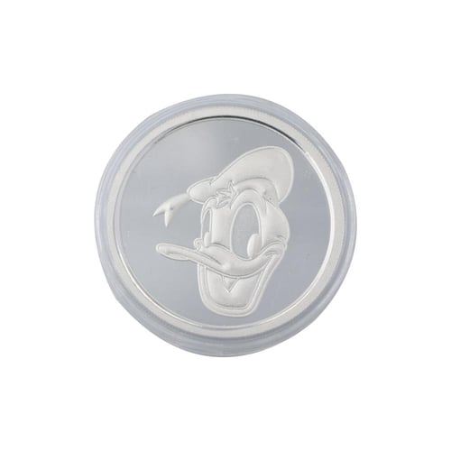 جنيه فضة بطوط عيار 999 بي تي سي بوزن 50 غرام