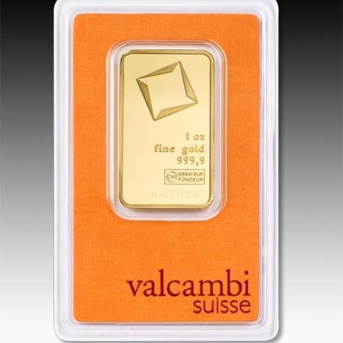 سبيكة ذهب فالكامبي عيار 24 بوزن 31.1 غرام