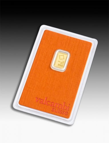 سبيكة ذهب فالكامبي عيار 24 بوزن 1 غرام