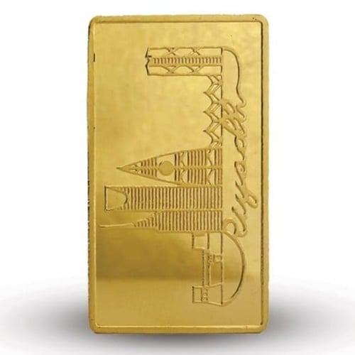 سبيكة ذهب عيار 24 بوزن 50 غرام ديوان الذهب