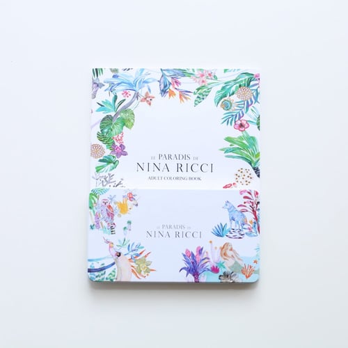 دفتر تلوين مع الوان ماركة نينا ريتشي