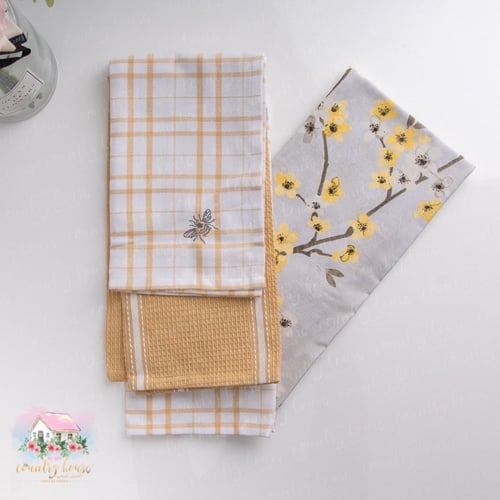 0979 طقم مفارش الورود الصفراء