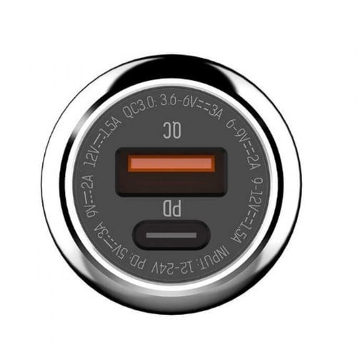 شاحن سيارة USB + PD سريع