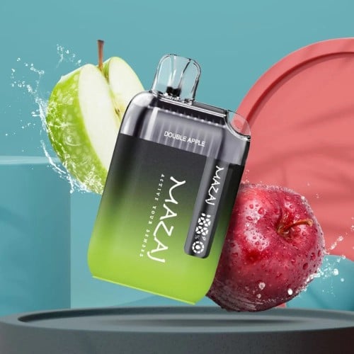 مزاج 9000 سحبة تفاحتين MAZAJ 9000 PUFFS DOUBLE APP...