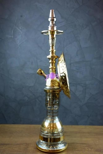 شيشة خوانكي دبل نحاس سبك مقاس 26