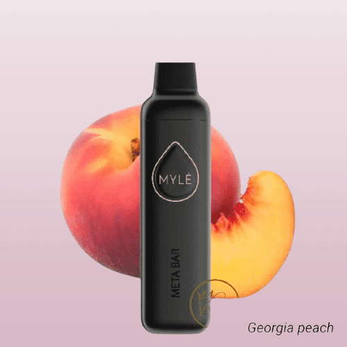 مايلي 2500 سحبة خوخ MYLE META BAR 2500 PUFFS GEORG...