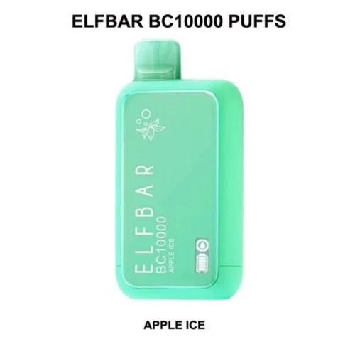 الف بار 10000 سحبة تفاح ايس Elf Bar 10000 PUFFS AP...