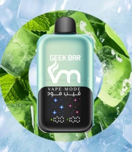 سحبة جيك بار ايس برنس 50 الف سحبة ليمون نعناع geek...