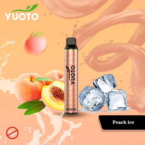 يوتو 3000 سحبة خوخ ايس Yuoto Luscious 3000 Puffs D...
