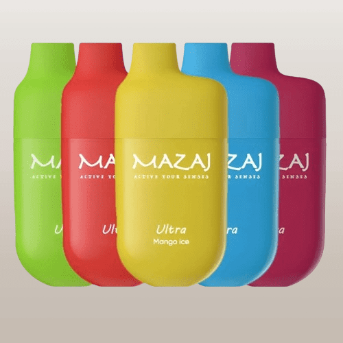 سحبة مزاج الترا 7000 موشة بنكهة ابل وخوخ MAZAJ ULT...