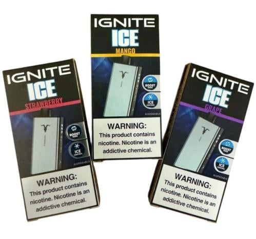 سحبة اجنايت 40K سحبة توت ازرق IGNITE V400 ICE 40K...