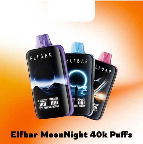 سحبة الف بار مون نايت 40000 سحبة نعناع ميامي ELFBA...