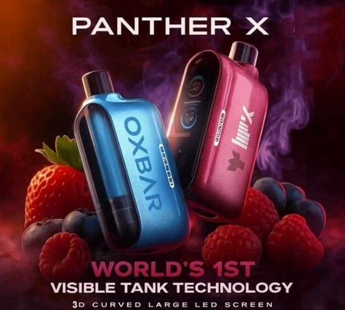 سحبة اوكس بار بانثر اكس 50000 موشة خوخ أيس OXBAR P...