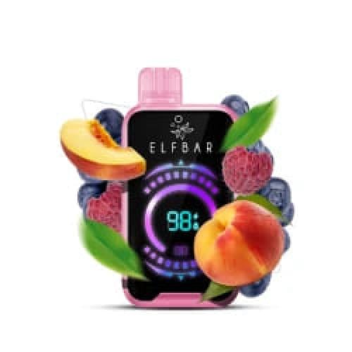 الف بار 18000 سحبة خوخ توت Elf Bar 18000 PUFFS PEA...