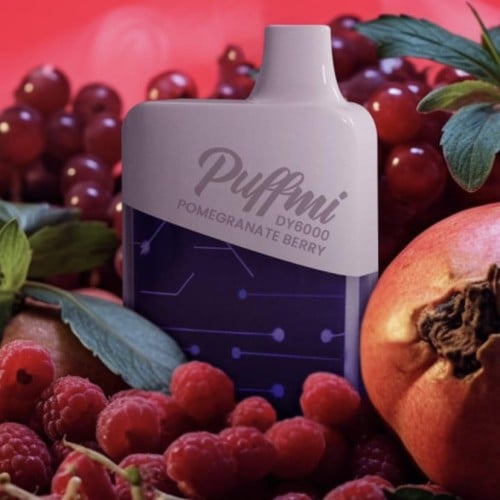 بف مي 6000 سحبة مكس رمان بيري PUFFMI DY 6000 PUFFS...