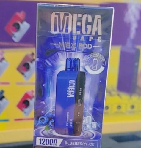 بود ميقا نيكس 12000 موشة بنكهة توت ايس MEGA NEX PO...