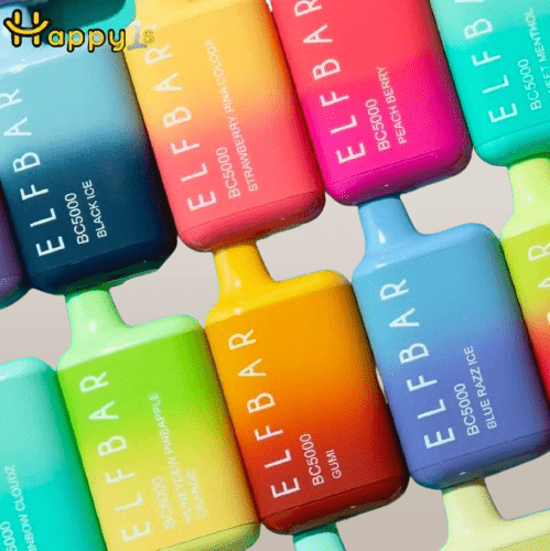 سحبة الف بار 5000 موشة بنكهة الخوخ Elf Bar BC5000...